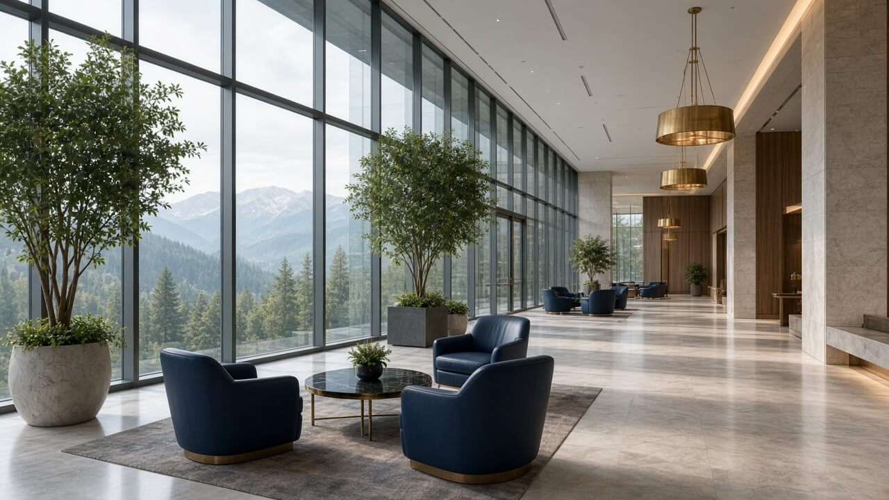 Dexlani Inc studio lobby at 8181 Arista Place, Broomfield